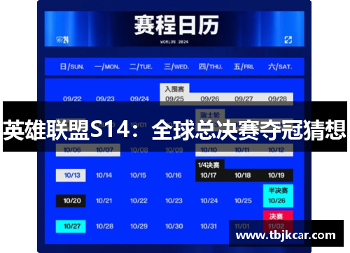英雄联盟S14：全球总决赛夺冠猜想